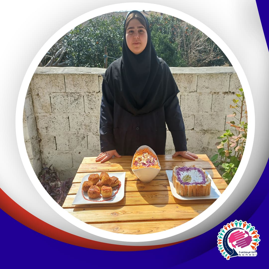 کار عملی دانش آموز پایه دهم مدیریت آشپزی و قنادی