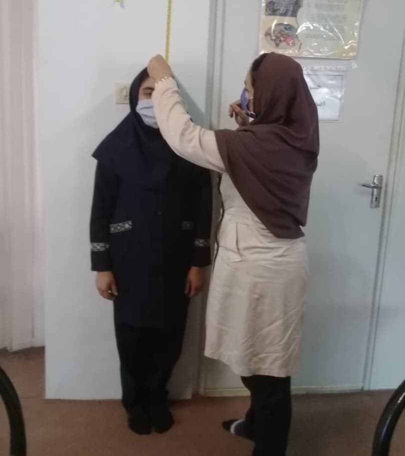 سنجش BMI دانش آموزان هنرستان فردای علم