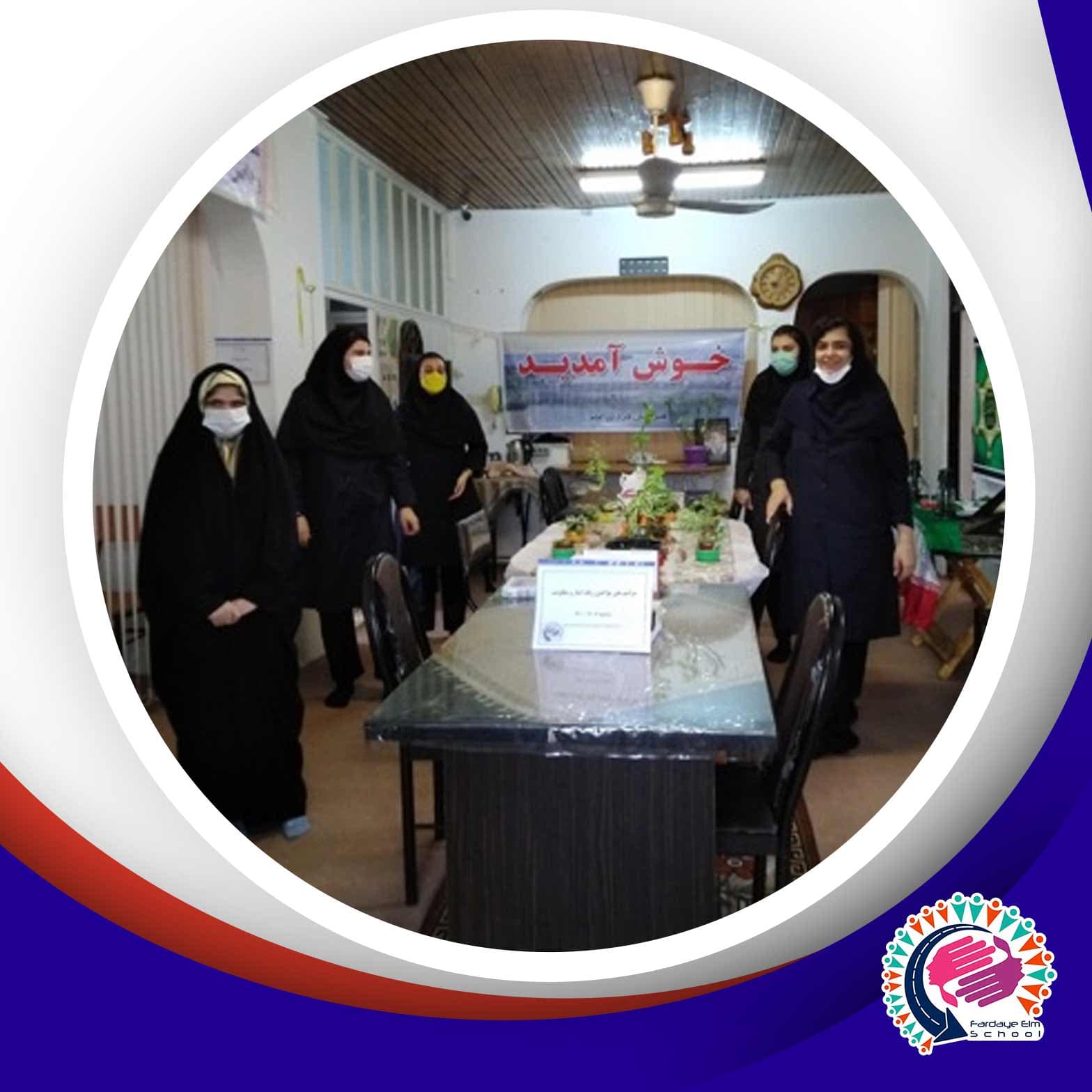 نواختن زنگ ایثار و مقاومت در هنرستان فردای علم