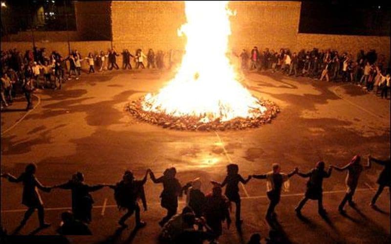 مانایی و رسوم آئین چهارشنبه سوری در گیلان
